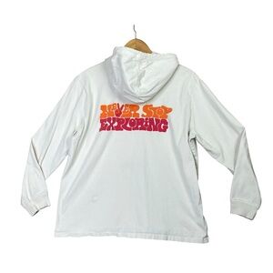 THE NORTH FACE Women Hoodie Never Stop Exploring Size XL Standard Fit White
